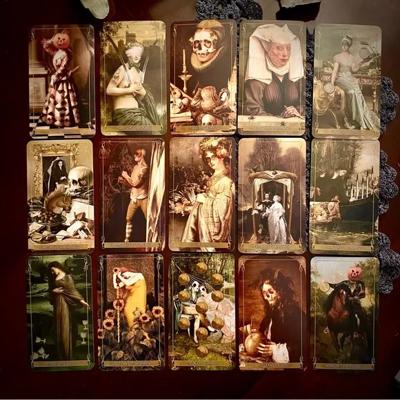 Madam Lydia Wilhelmina's Tarot of Monsters, the Macabre and Autumn Scenes - Picture 2 of 7